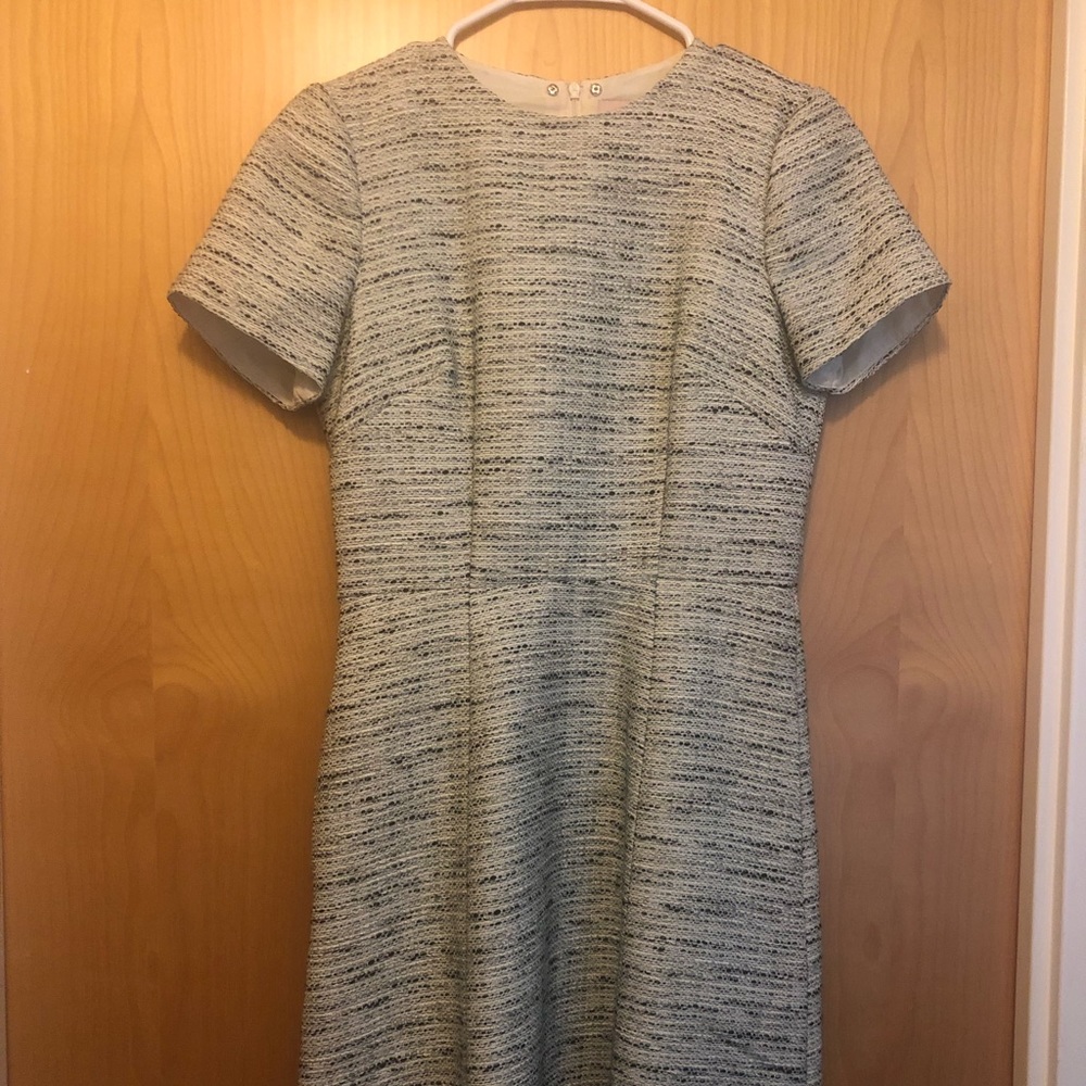 Sage green tweed Gal Meets Glam dress!